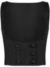 Dolce & Gabbana Double-breasted Duchess Silk Tuxedo Waistcoat
