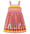 Dolce & Gabbana Kleid Taormina Aus Baumwolle