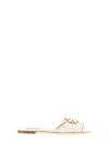 Dolce & Gabbana Slippers In Lace With Crystals In Ghiaccio
