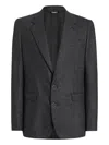 Dolce & Gabbana Taormina Mélange Blazer In Gray