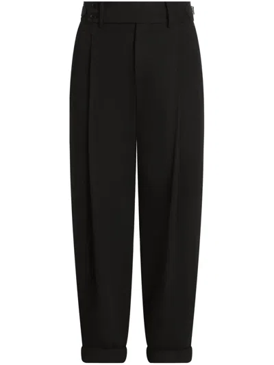 Dolce & Gabbana Tapered Trousers In Black