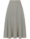 Dolce & Gabbana Tartan Check Skirt In Grey