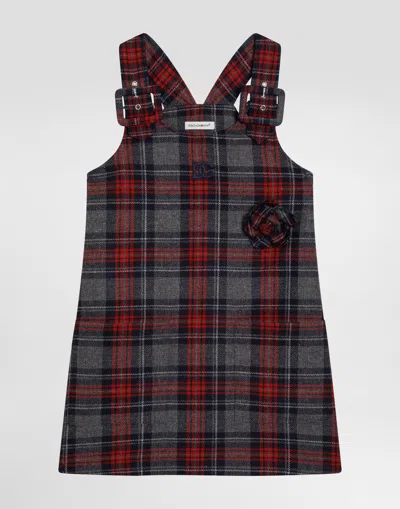 Dolce & Gabbana Tartan Dress In Multi