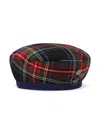 Dolce & Gabbana Tartan-pattern Beret In Red