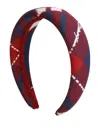 Dolce & Gabbana Tartan Plaid-pattern Headband In Multi