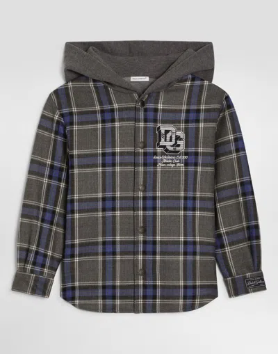 Dolce & Gabbana Kids' Tartan Shirt In Multi