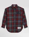 Dolce & Gabbana Tartan Shirt In Multi