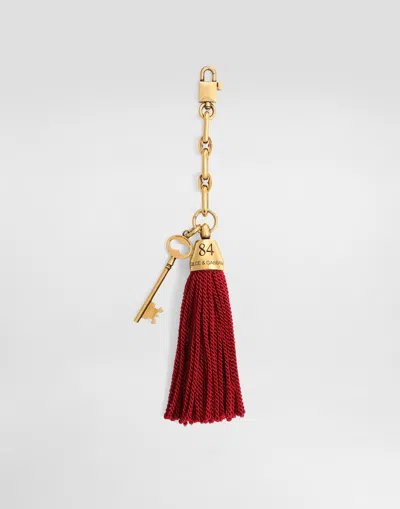 Dolce & Gabbana Tassel Keychain In Multi