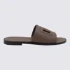 Dolce & Gabbana Dg Cut-out Detailed Slides In Beige