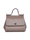 Dolce & Gabbana Women Taupe Large Sicily Handbag