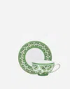 Dolce & Gabbana Porcelain Espresso Set In Multicolor