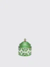 Dolce & Gabbana - Verde Maiolica Sugar Bowl With Cover - Green In Green