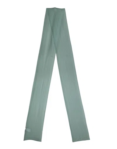 Dolce & Gabbana Teal Silk Sash Wrap Foulard Stole 292cm X 19cm Scarf