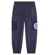 Dolce & Gabbana Technical Cargo Sweatpants In Blue