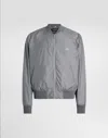 Dolce & Gabbana Technical Fabric Bomber Jacket With Tag In Grey