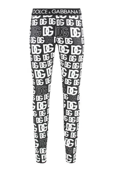 DOLCE & GABBANA TECHNICAL FABRIC LEGGINGS