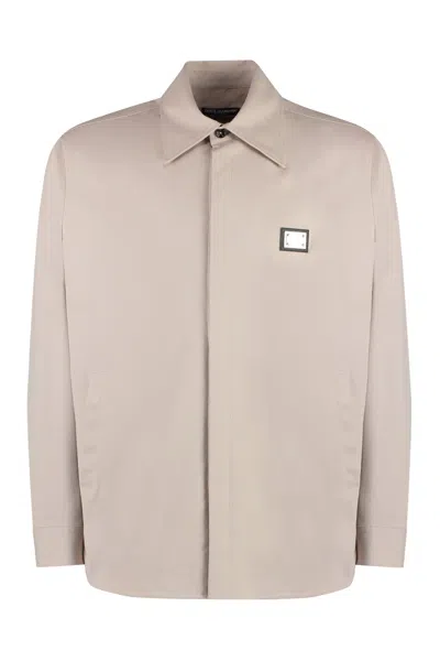 DOLCE & GABBANA TECHNICAL FABRIC OVERSHIRT