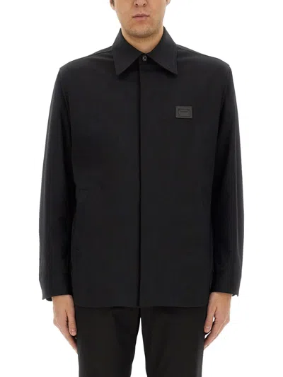 DOLCE & GABBANA TECHNICAL FABRIC SHIRT