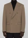 Dolce & Gabbana Technical Gabardine Jacket In Beige