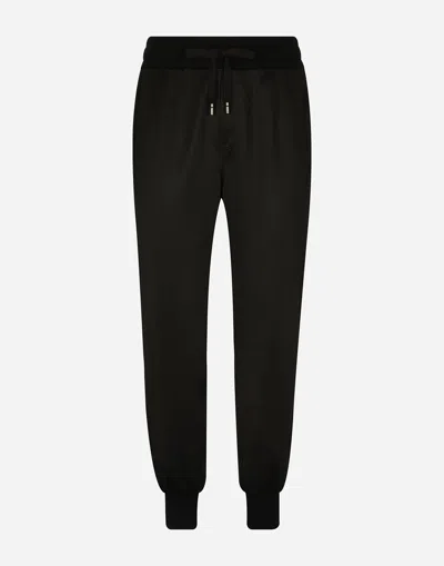 DOLCE & GABBANA TECHNICAL JERSEY JOGGING PANTS WITH TAG