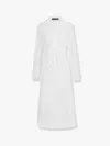 Dolce & Gabbana Technical Organza Trench Coat With Georgette Trims