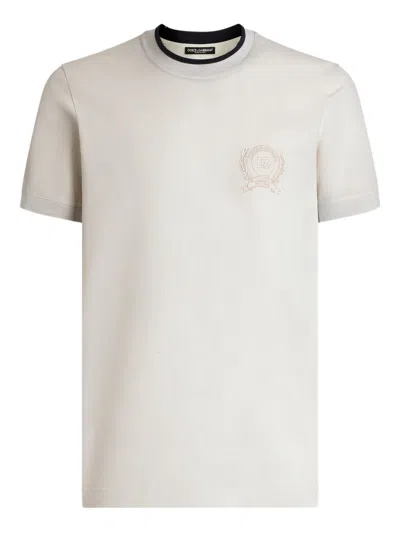 DOLCE & GABBANA DOLCE & GABBANA TECHNICAL PIQUE T-SHIRT