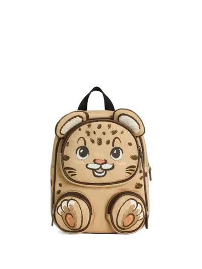 Dolce & Gabbana Kids' Teddy Bear-print Backpack In Multi
