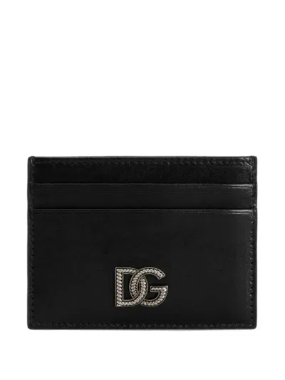 Dolce & Gabbana Tempesta Card Holder In Black