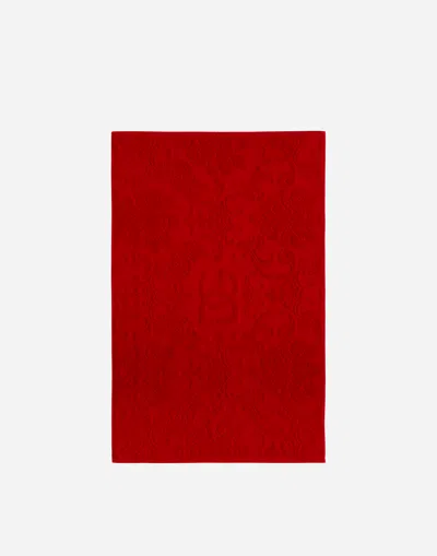 DOLCE & GABBANA TERRY COTTON BATH MAT