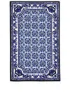 Dolce & Gabbana Terry Cotton Beach Towel In Blue