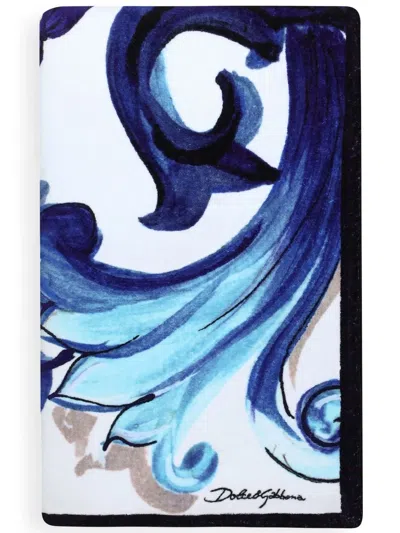 Dolce & Gabbana Blu Mediterraneo Towel In Blue