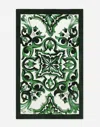 Dolce & Gabbana Terry Cotton Beach Towel In Multicolor