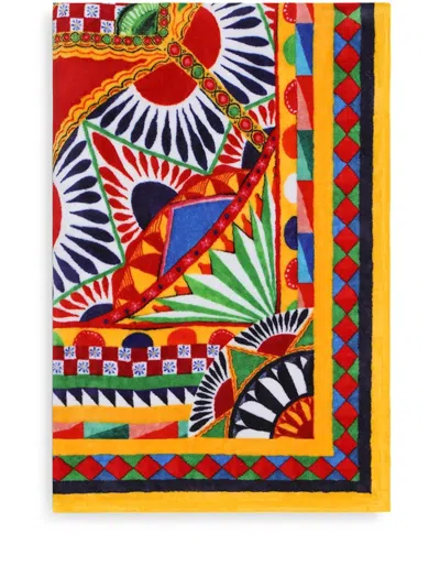 DOLCE & GABBANA TERRY COTTON BEACH TOWEL