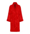 Dolce & Gabbana Terry Cotton Dg Logo Robe