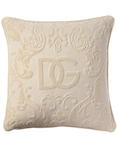 Dolce & Gabbana Terry Outdoor Cushion In Neutral