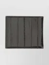 Dolce & Gabbana Textured Bi-fold Wallet And Cardholder In Gray