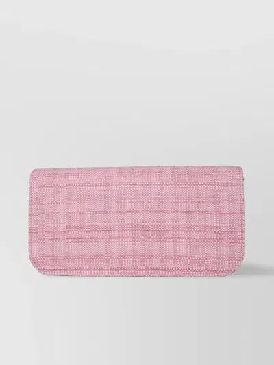 Dolce & Gabbana Beige Fabric Bag In Pink