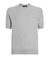 Dolce & Gabbana Textured-knit Short-sleeve Top