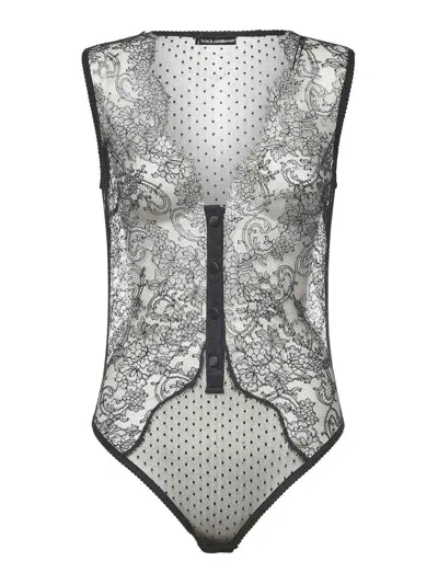 Dolce & Gabbana Top - Negro In Gray