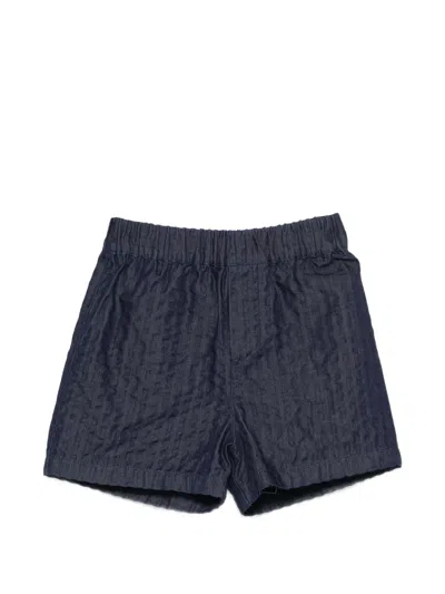 Dolce & Gabbana Babies' Textured Shorts In Blue