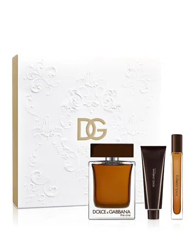 Dolce & Gabbana The One For Men Eau De Parfum Gift Set In Transparent