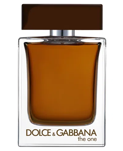 Dolce & Gabbana The One For Men Eau De Parfum Spray, 3.38 Oz. In Transparent