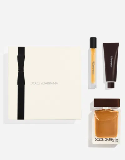 Dolce & Gabbana The One For Men Edt Trio Gift Set In -