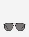 Dolce & Gabbana Thin Profile Square-frame Sunglasses In Black