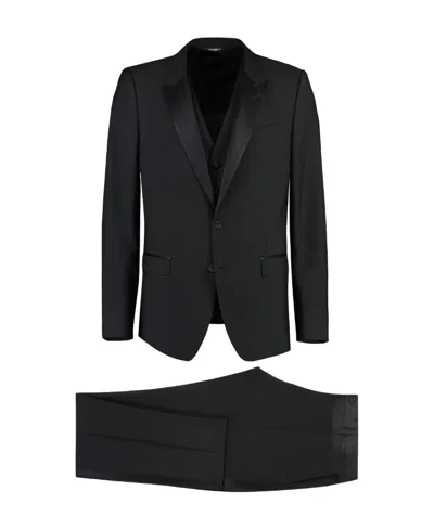 DOLCE & GABBANA DOLCE  GABBANA THREE-PIECE TAILORED SUIT