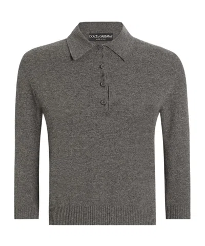 DOLCE & GABBANA THREE-QUARTER POLO