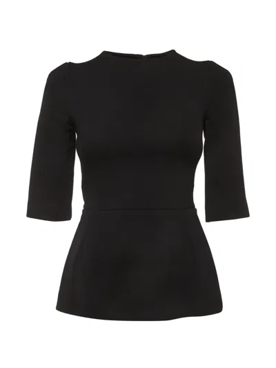 Pre-owned Dolce & Gabbana Three-quarter Top In Black