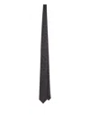 Dolce & Gabbana Monogram-jacquard Tie In Black