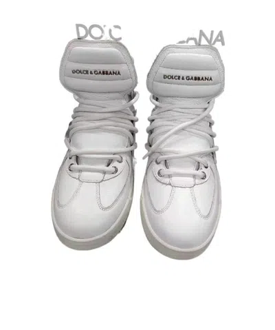 Dolce & Gabbana Tie Casual Sports Shoes In Gray