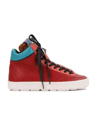 Dolce & Gabbana Tie Casual Sports Shoes In Red